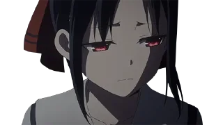 ☹️ emoji Kaguya-sama wa Kokurasetai S2 Telegram sticker 15 of 111