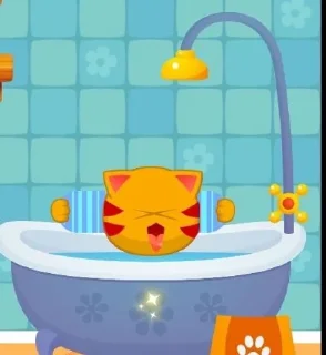 🛀 emoji МяуСим Telegram sticker 13 of 21