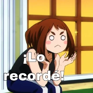 🌟 emoji Ochako Uraraka ◈ @KesitoMania Telegram sticker 13 of 120
