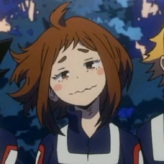 🌟 emoji Ochako Uraraka ◈ @KesitoMania Telegram sticker 19 of 120