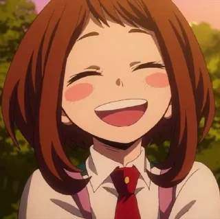 🌟 emoji Ochako Uraraka ◈ @KesitoMania Telegram sticker 6 of 120