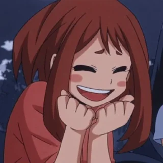 🌟 emoji Ochako Uraraka ◈ @KesitoMania Telegram sticker 18 of 120