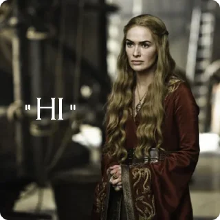 ⚔ emoji cersei @ahtohallancc Telegram sticker 11 of 50