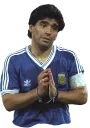 Sticker from maradona
