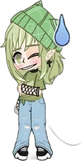 😅 emoji 💚Просто зеля🌿 Telegram sticker 9 of 11