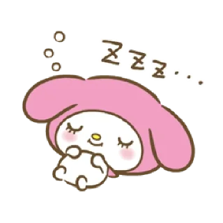 😴 emoji sanrio Telegram sticker 19 of 20
