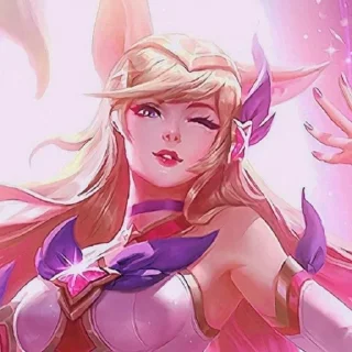 🦊 emoji ♫⃝⬤◯ Ahri // @KesitoMania Telegram sticker 10 of 119
