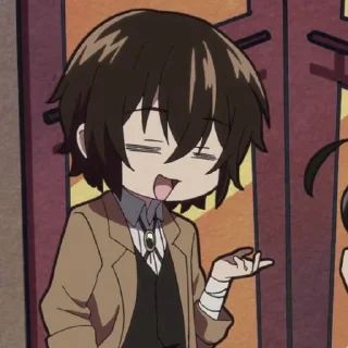 🌟 emoji જ⁀➴ Osamu Dazai ◈ @KesitoMania Telegram sticker 22 of 120