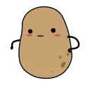 😘 emoji Cute potato @AM_stickers Telegram sticker 9 of 15