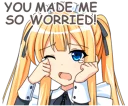 😢 emoji Maid Girlfriend Telegram sticker 17 of 41