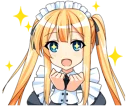 ✨ emoji Maid Girlfriend Telegram sticker 22 of 41
