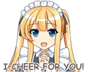 😄 emoji Maid Girlfriend Telegram sticker 20 of 41