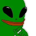 👽 emoji Pepe Mo Telegram sticker 16 of 59