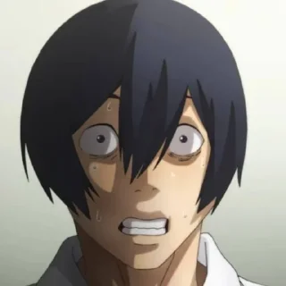 😰 emoji Prison school @StickersofAnime Telegram sticker 10 of 120