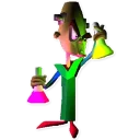 🔬 emoji Crash Bandicoot Telegram sticker 19 of 120
