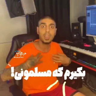 ☪ emoji مشکل داری بیناموس؟ @HipHopTweety Telegram sticker 23 of 49