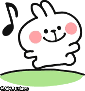 🏃‍♂️ emoji @MHStickers Spoiled Rabbit Doodles Emoji Telegram sticker 23 of 41