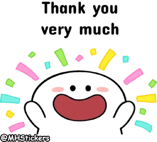 🙏 emoji @MHStickers Spoiled Rabbit Message Smile Person Telegram sticker 10 of 25