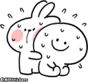 🤗 emoji @MHStickers Spoiled Rabbit Summer Telegram sticker 19 of 41