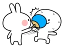 😠 emoji Spoiled Rabbit Summer Telegram sticker 6 of 40