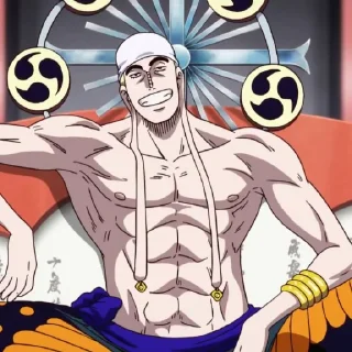 😈 emoji Enel @StickersofAnime Telegram sticker 7 of 66