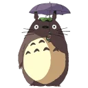 ☔ emoji Totoro Telegram sticker 10 of 21