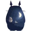 🌙 emoji Totoro Telegram sticker 6 of 21