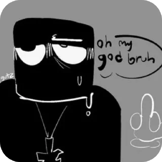 👓 emoji John Grace Telegram sticker 23 of 120