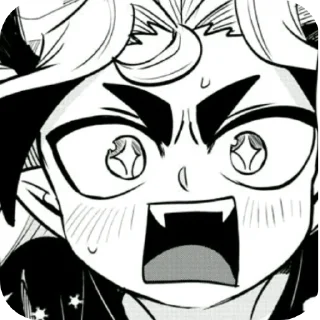 Sticker from Manga Panel