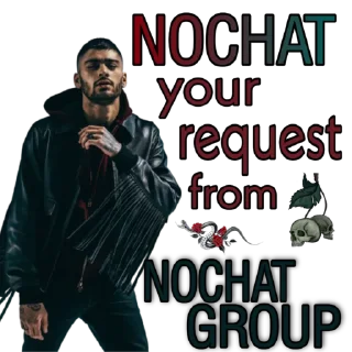 👆 emoji NOCHAT REQUEST Telegram sticker 12 of 25