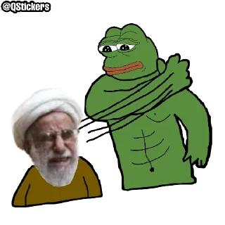 👋 emoji ➣Troll & PePe ⇲ @QStickers ⇱ Telegram sticker 11 of 74