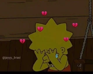 😭 emoji The Simpsons @stickee Telegram sticker 11 of 24