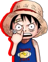 😪 emoji Luffy Telegram sticker 6 of 6