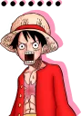Sticker from Luffy