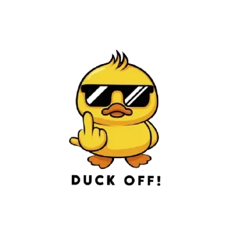 😄 emoji 🦆📴 Telegram sticker 18 of 21