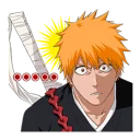 😳 emoji BLEACH @Nekostickerss Telegram sticker 8 of 41