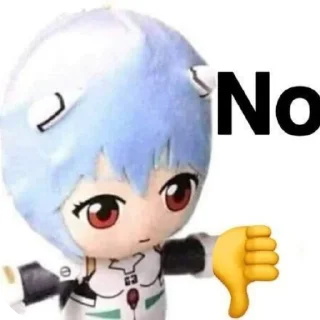 👎 emoji Аянами Рей ✨️ @OmegalllX Telegram sticker 23 of 72