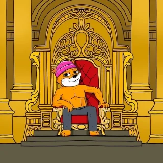 👑 emoji Shibwifhat - the wif killer Telegram sticker 17 of 75