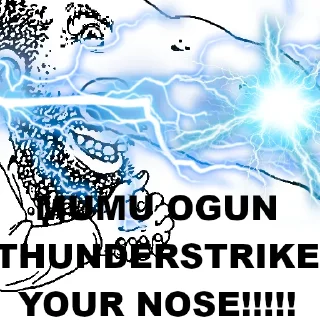 👃 emoji MUMU OGUN (By Grease Machine) Telegram sticker 16 of 31