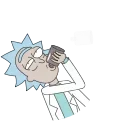 🥴 emoji Rick and Morty by @TheYehudi Telegram sticker 20 of 119