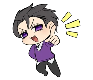 😏 emoji MBTI Boys (@TodorokiShouto) Telegram sticker 2 of 16