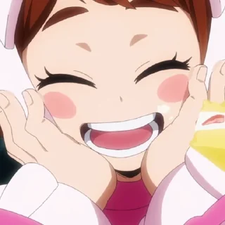 🌸 emoji (@Tengen) Uraraka Ochako Telegram sticker 13 of 50