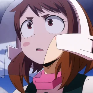 🌸 emoji (@Tengen) Uraraka Ochako Telegram sticker 21 of 50