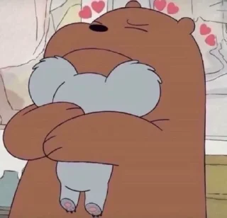 🥺 emoji bare bears Telegram sticker 3 of 115