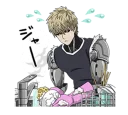 😓 emoji One Punch Man @Nekosticker Telegram sticker 17 of 41