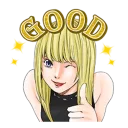 👍 emoji DEATH NOTE @Nekosticker Telegram sticker 14 of 49
