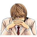 😒 emoji DEATH NOTE @Nekosticker Telegram sticker 6 of 49