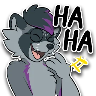 Sticker from Reggie Raccoon (@BoiiReggie)