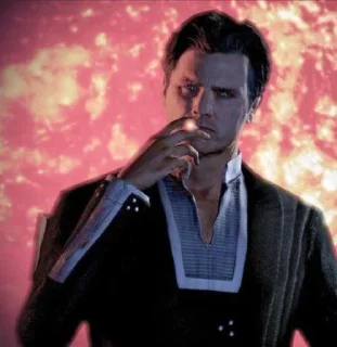 🚬 emoji <Illusive Man mass effect @rockstarfanboy> Telegram sticker 1 of 15