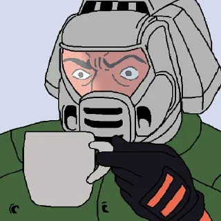 🤨 emoji Doom and mgr Telegram sticker 11 of 18